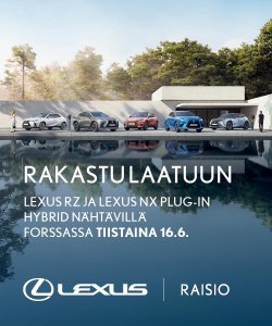 Lexus Raisio tuo sähköistetyt mallit esille Forssaan Tiilenlyöjänkadulle! Tervetuloa tutustumaan Lexus RZ täyssähköautoo...