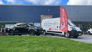 Tänään tavara-automallistomme näytillä Paku-päivässä Raumalla ja huomenna sitten jatketaan Porissa! #ac_autocenter #toyo...