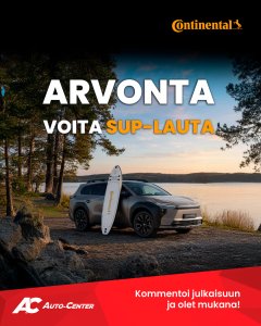 🌊 KESÄARVONTA! 🌊 Nyt sinulla on mahdollisuus voittaa laadukas Continental SUP-lauta sekä repullinen SUP-tarvikkeita! �...